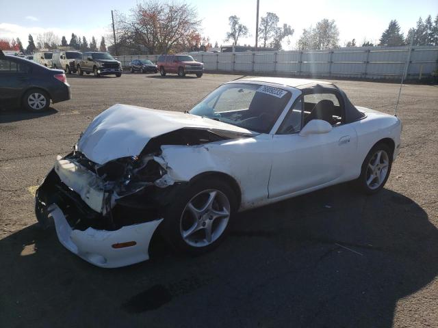JM1NB353910217097 - 2001 MAZDA MX-5 MIATA BASE WHITE photo 1