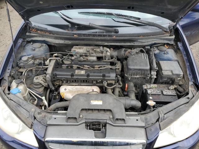 KMHDU46D98U377692 - 2008 HYUNDAI ELANTRA GLS BLUE photo 11