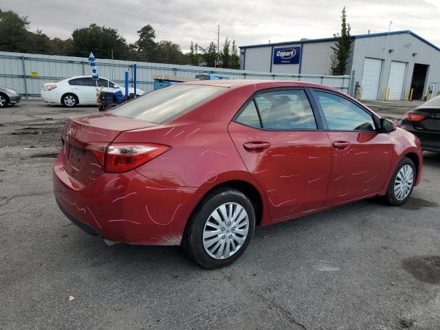 5YFBURHE2HP711962 - 2017 TOYOTA COROLLA L RED photo 3