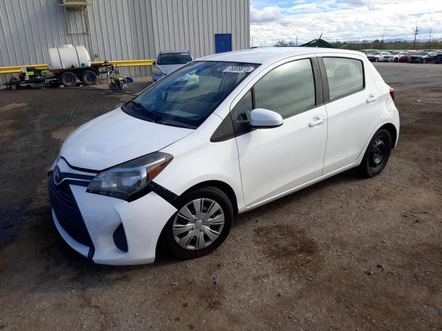 VNKKTUD35FA041939 - 2015 TOYOTA YARIS WHITE photo 1