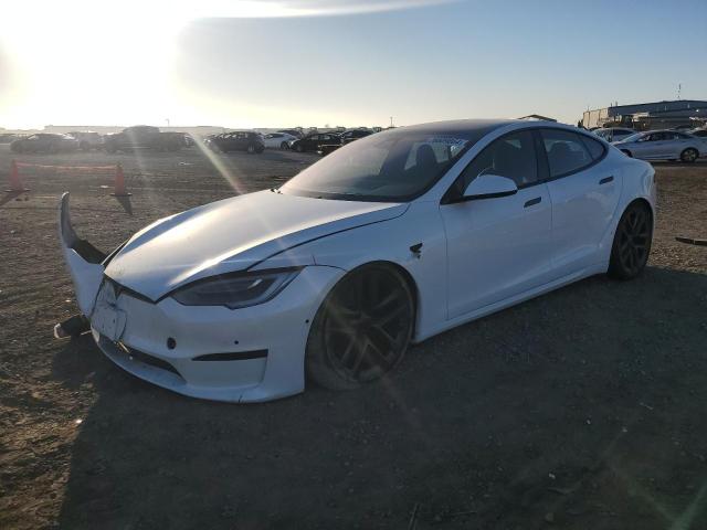 5YJSA1E6XNF464771 - 2022 TESLA MODEL S WHITE photo 1