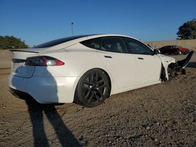 5YJSA1E6XNF464771 - 2022 TESLA MODEL S WHITE photo 3