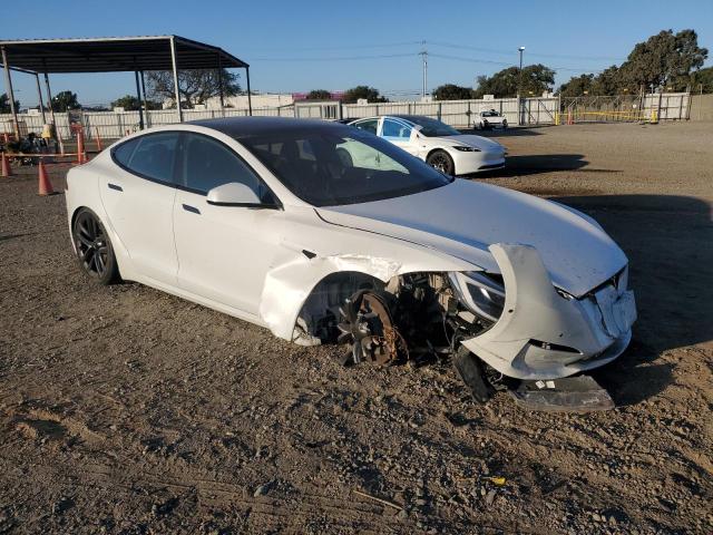 5YJSA1E6XNF464771 - 2022 TESLA MODEL S WHITE photo 4