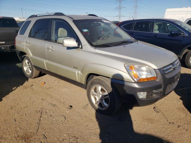 KNDJE723377358555 - 2007 KIA SPORTAGE EX SILVER photo 4