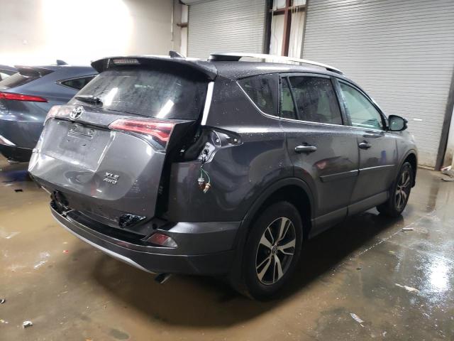 2T3RFREV2HW661647 - 2017 TOYOTA RAV4 XLE GRAY photo 3