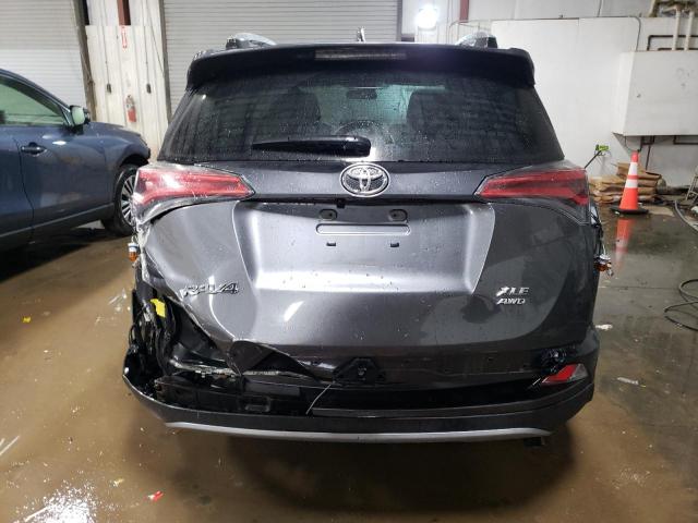 2T3RFREV2HW661647 - 2017 TOYOTA RAV4 XLE GRAY photo 6