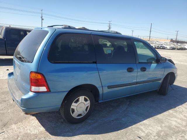 2FMZA51462BA88617 - 2002 FORD WINDSTAR LX BLUE photo 3