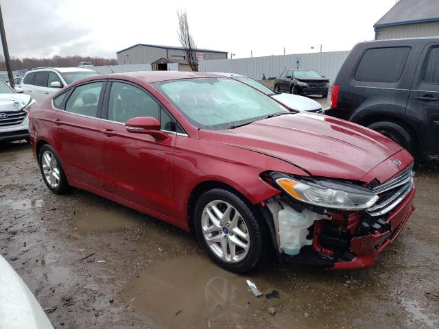 3FA6P0HR1DR138053 - 2013 FORD FUSION SE RED photo 4