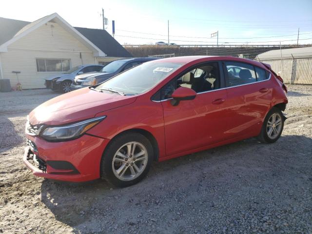 3G1BE6SM8JS609594 - 2018 CHEVROLET CRUZE LT RED photo 1
