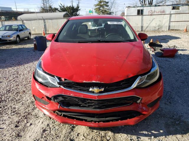 3G1BE6SM8JS609594 - 2018 CHEVROLET CRUZE LT RED photo 5