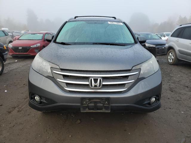 2HKRM4H75DH660306 - 2013 HONDA CR-V EXL GRAY photo 5