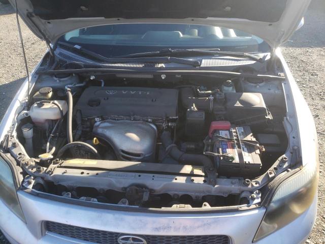 JTKDE167450010642 - 2005 TOYOTA SCION TC SILVER photo 11