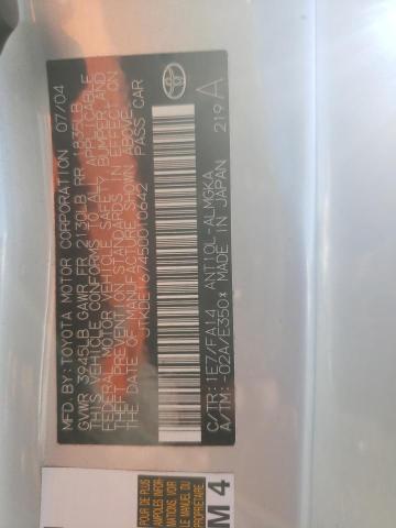 JTKDE167450010642 - 2005 TOYOTA SCION TC Күміс фото 12