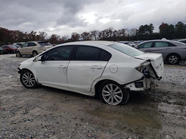 2HGFB2F92CH508235 - 2012 HONDA CIVIC EXL WHITE photo 2