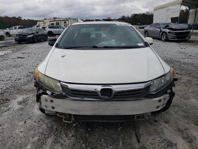 2HGFB2F92CH508235 - 2012 HONDA CIVIC EXL WHITE photo 5