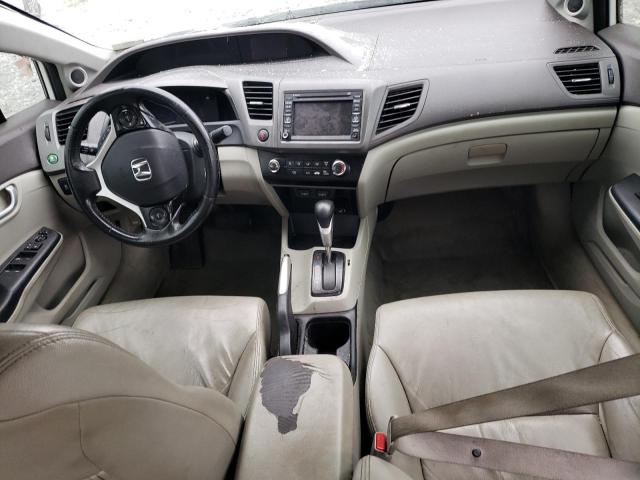 2HGFB2F92CH508235 - 2012 HONDA CIVIC EXL თეთრი ფოტო 8