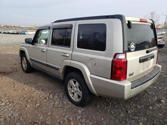 1J8HG48K47C654139 - 2007 JEEP COMMANDER BEIGE photo 2