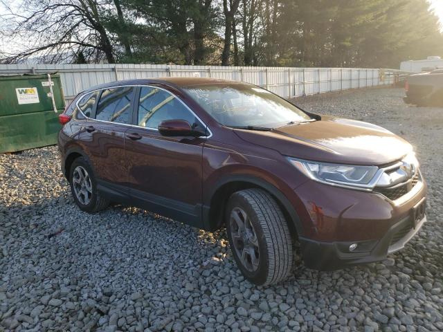 7FARW2H5XKE049362 - 2019 HONDA CR-V EX RED photo 4