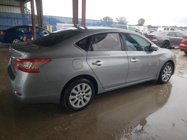 3N1AB7AP6EL620299 - 2014 NISSAN SENTRA S SILVER photo 3