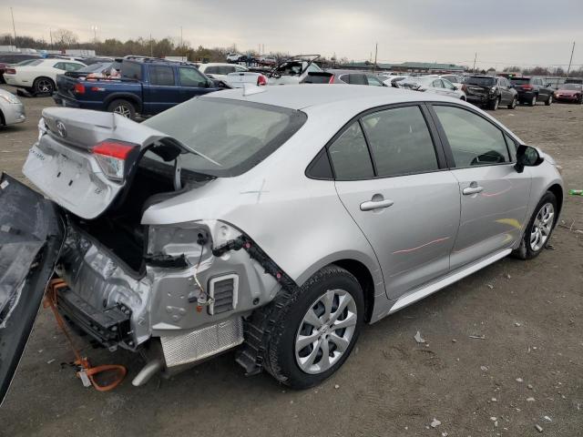 JTDEPRAE0LJ066675 - 2020 TOYOTA COROLLA LE SILVER photo 3