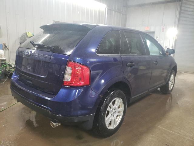 2FMDK3GC0BBA00462 - 2011 FORD EDGE SE BLUE photo 3