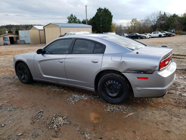 2C3CDXAT4DH714934 - 2013 DODGE CHARGER POLICE SILVER photo 2