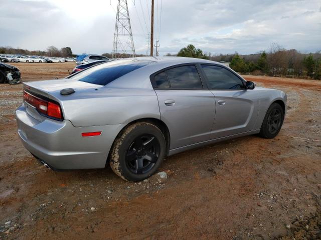 2C3CDXAT4DH714934 - 2013 DODGE CHARGER POLICE SILVER photo 3