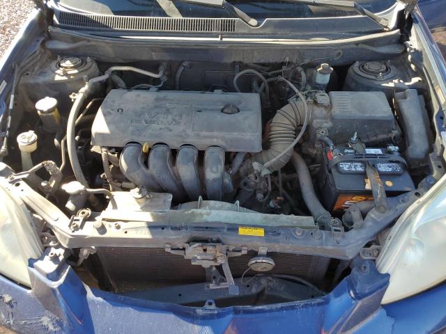 2T1KR32E93C025059 - 2003 TOYOTA COROLLA MA XR BLUE photo 11