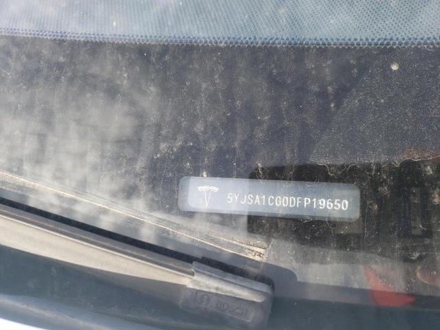 5YJSA1CG0DFP19650 - 2013 TESLA MODEL S Սպիտակ լուսանկար 12