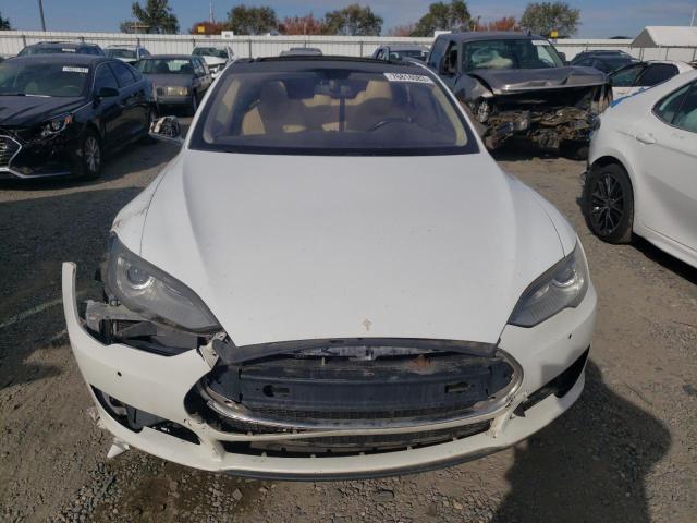 5YJSA1CG0DFP19650 - 2013 TESLA MODEL S WHITE photo 5