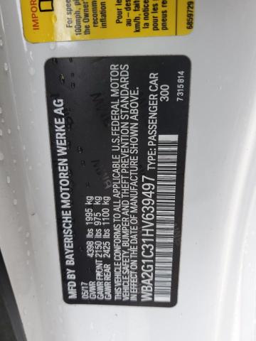 WBA2G1C31HV639497 - 2017 BMW M240I Белый фото 12