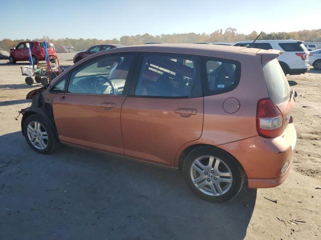 JHMGD38607S043506 - 2007 HONDA FIT S ORANGE photo 2