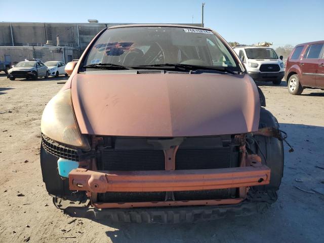 JHMGD38607S043506 - 2007 HONDA FIT S ORANGE photo 5