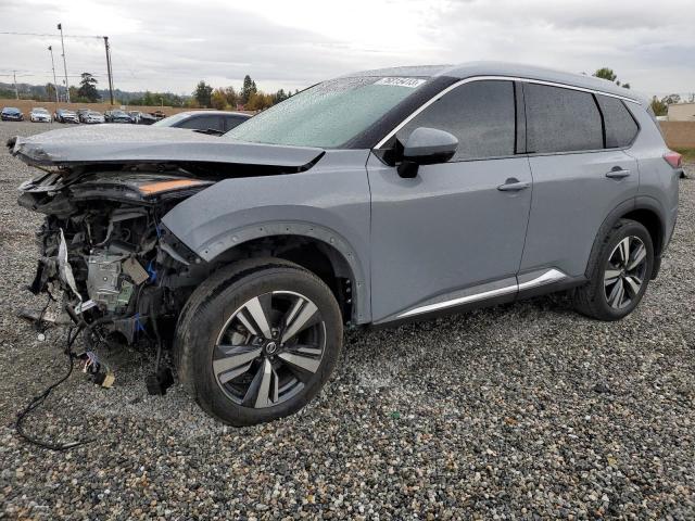 5N1AT3CA0MC739757 - 2021 NISSAN ROGUE SL GRAY photo 1