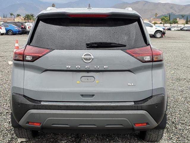 5N1AT3CA0MC739757 - 2021 NISSAN ROGUE SL GRAY photo 6