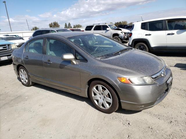 JHMFA16517S008833 - 2007 HONDA CIVIC LX GRAY photo 4