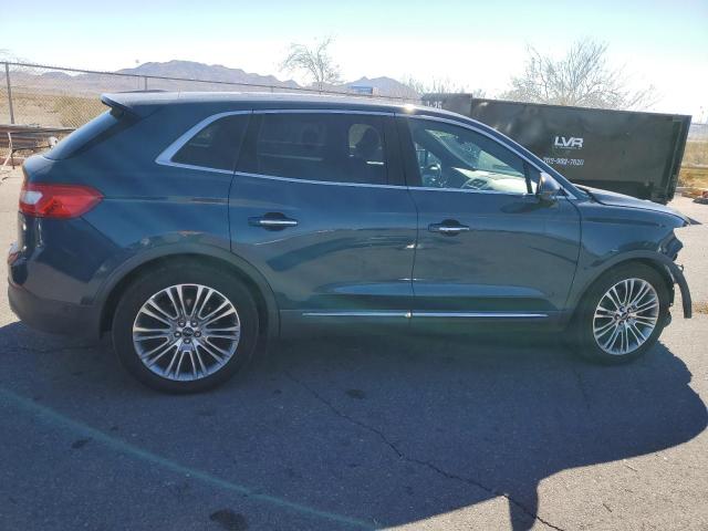2LMPJ6LRXGBL22565 - 2016 LINCOLN MKX RESERVE Dəniz mavisi foto 3