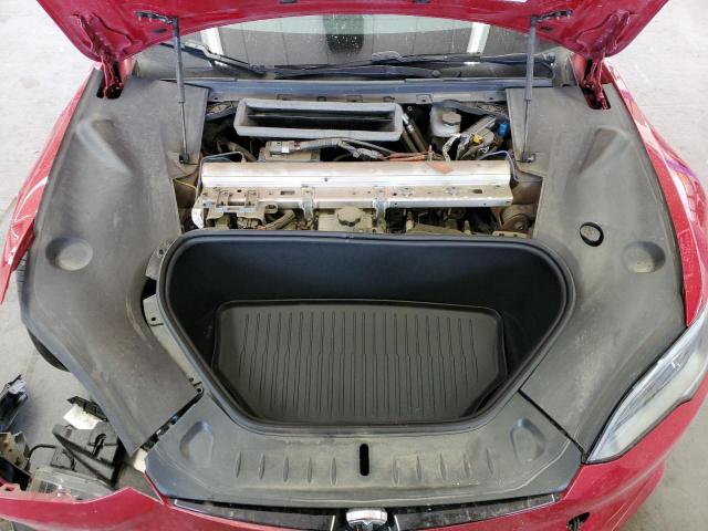 5YJSA1E5XNF492299 - 2022 TESLA MODEL S RED photo 11