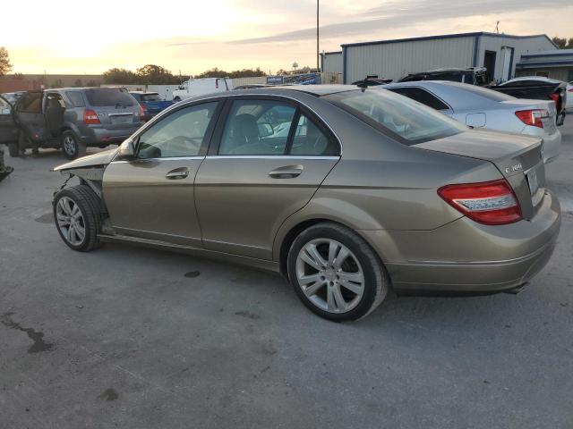 WDDGF54X69F310770 - 2009 MERCEDES-BENZ C 300 BEIGE photo 2