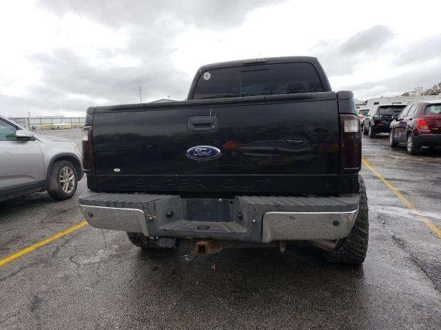 1FTSW21R18EC24845 - 2008 FORD F250 SUPER DUTY BLACK photo 6