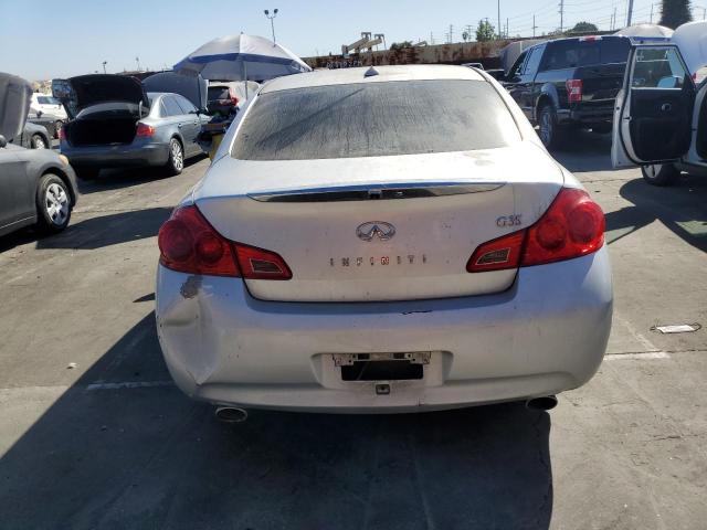 JNKBV61E37M710924 - 2007 INFINITI G35 SILVER photo 6