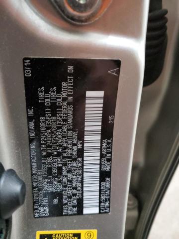 5TDJKRFH4ES031658 - 2014 TOYOTA HIGHLANDER XLE Qəhvəyi foto 13