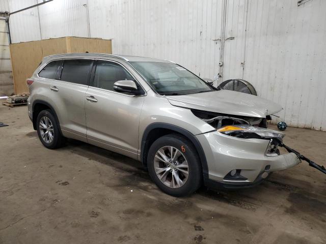 5TDJKRFH4ES031658 - 2014 TOYOTA HIGHLANDER XLE Qəhvəyi foto 4
