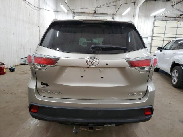 5TDJKRFH4ES031658 - 2014 TOYOTA HIGHLANDER XLE Qəhvəyi foto 6