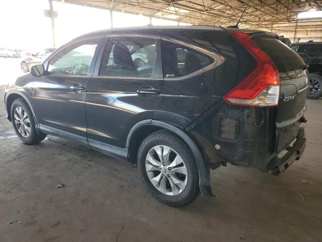 JHLRM3H76CC009810 - 2012 HONDA CR-V EXL BLACK photo 2