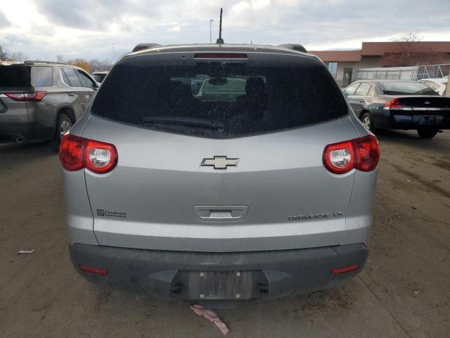 1GNKREED1BJ346151 - 2011 CHEVROLET TRAVERSE LS SILVER photo 6