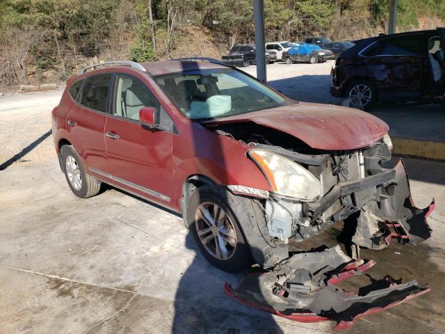 JN8AS5MT1DW510140 - 2013 NISSAN ROGUE S RED photo 4