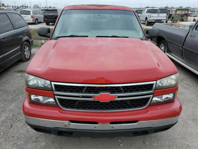 1GCEC19Z96Z212890 - 2006 CHEVROLET SILVERADO C1500 RED photo 5