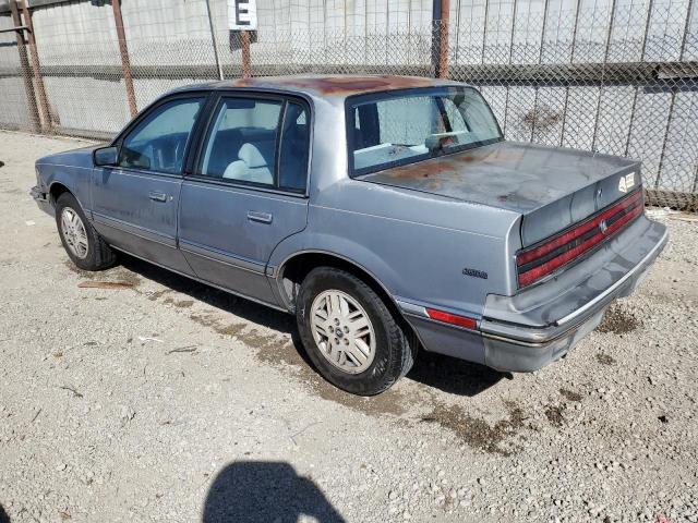 1G4NC54N2MM242363 - 1991 BUICK SKYLARK CUSTOM GRAY photo 2