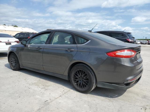 1FA6P0G70F5115983 - 2015 FORD FUSION S GRAY photo 2